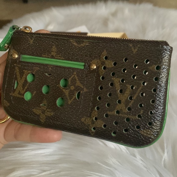 LOUIS VUITTON Monogram Perfo Pochette Kure Coin & Key Case - Picture 4 of 17